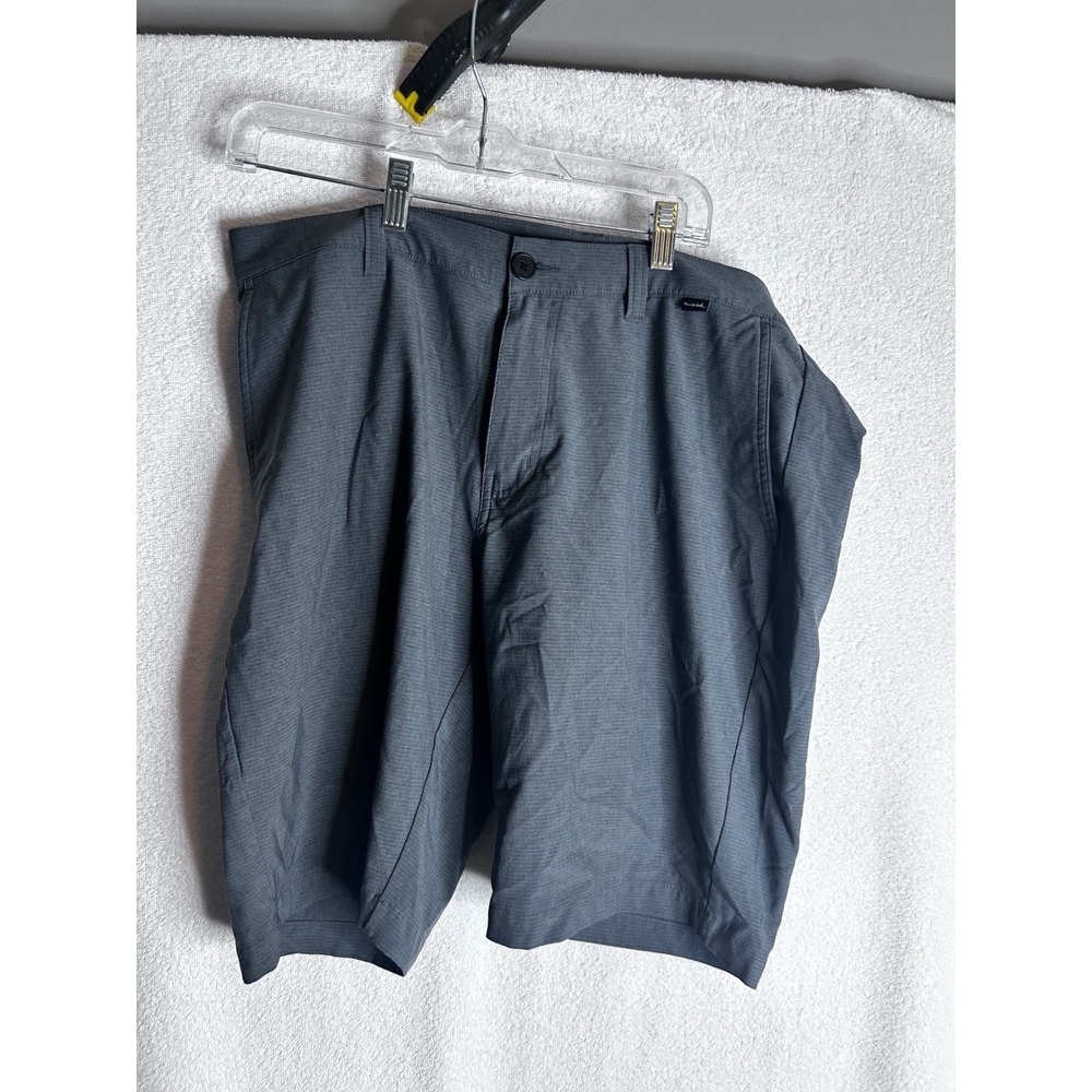 TravisMathew Beck Golf Shorts Mens 36 Dark Grey Heather Performance Stretch